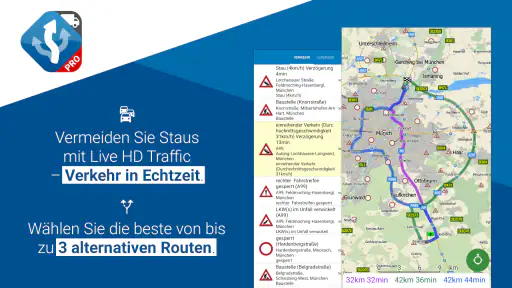 MapFactor Navigator LKW Pro screenshot