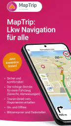 MapTrip LKW Navigation screenshot