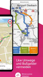 MapTrip LKW Navigation screenshot