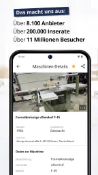 Maschinensucher screenshot
