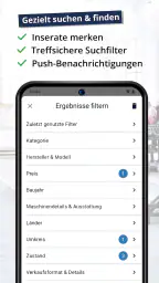 Maschinensucher screenshot