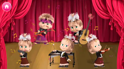 Masha and the Bear Mini Spiele screenshot