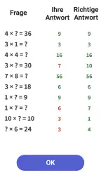 Mathe Kopfrechnen: 1x1 Rechnen screenshot