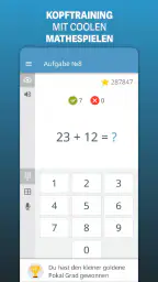 Mathe: Kopfrechnen Trainieren screenshot