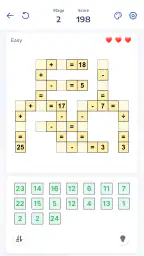 Mathematik-Puzzles - Crossmath screenshot