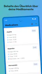 Medikamentenplan screenshot