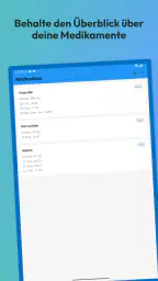 Medikamentenplan screenshot