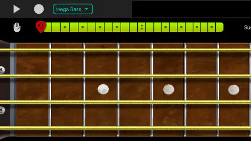 Mega Bass: Real Bass Guitar screenshot