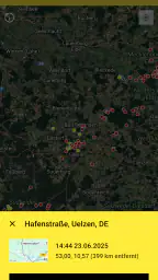 Mein Blitz-Tracker Pro screenshot