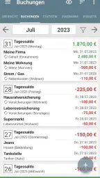 Mein Haushaltsbuch screenshot