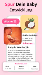 Mein schwangerschafts app screenshot