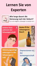 Mein schwangerschafts app screenshot