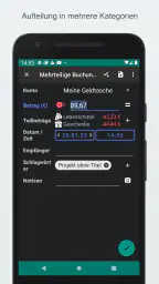 Meine Ausgaben screenshot
