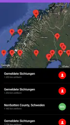 Meine Polarlicht-Vorhersage screenshot