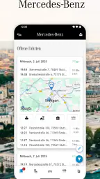 Mercedes-Benz Fahrtenbuch screenshot