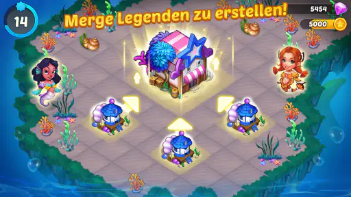 Merge Mermaids-magic puzzles screenshot