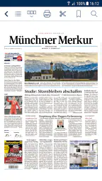 Merkur ePaper screenshot