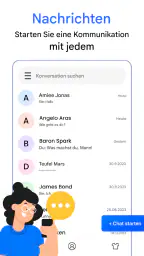 Mitteilungen screenshot