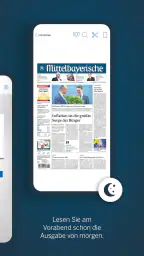 Mittelbayerische ePaper screenshot