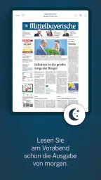 Mittelbayerische ePaper screenshot