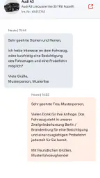 mobile.de Dialog screenshot