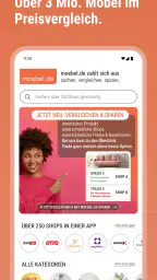 moebel.de: Möbel, Deko, Lampen screenshot
