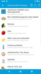Monash University FODMAP diet screenshot