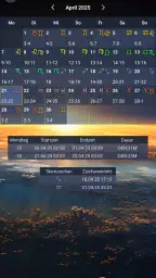 Mondkalender — Mondphasen screenshot