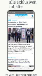 Münsterland Zeitung screenshot