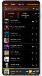 Musikspieler screenshot