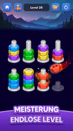 Nut Sort: Farbsortierspiel screenshot