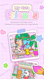 My Cute Friends: Malbuch screenshot