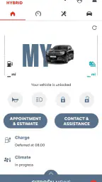 MyCitroën screenshot