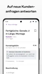 MyHammer Auftragssuche screenshot