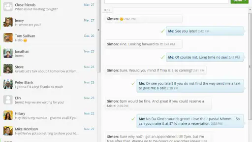 mysms - SMS vom Computer screenshot