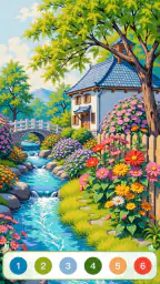 Nature Calm Paint by Numbers screenshot