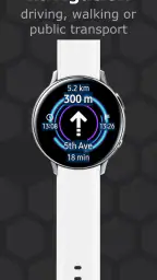Navigation for watch screenshot
