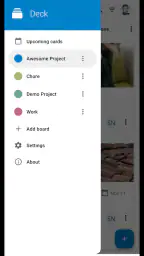 Nextcloud Deck screenshot