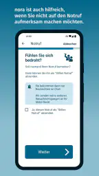 nora - Notruf-App screenshot