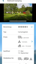 NorCamp - Skandinavien Camping screenshot