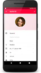 Notfall ID (premium) screenshot