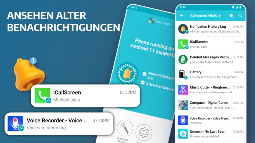 Notification History Log screenshot
