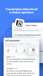 Notta - Diktat & Transkription screenshot