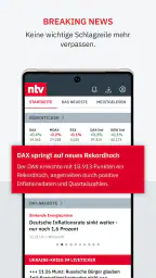 ntv Nachrichten screenshot