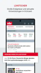 ntv Nachrichten screenshot