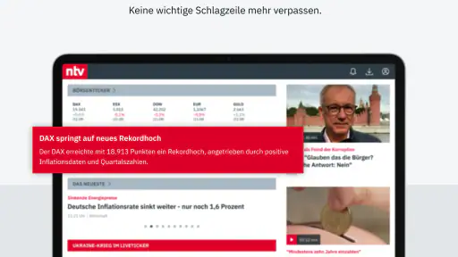 ntv Nachrichten screenshot