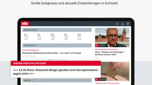 ntv Nachrichten screenshot