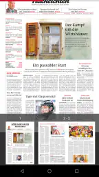 Nürnberger Nachrichten E-Paper screenshot