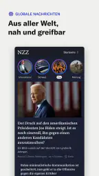 NZZ Nachrichten screenshot