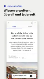 NZZ Nachrichten screenshot